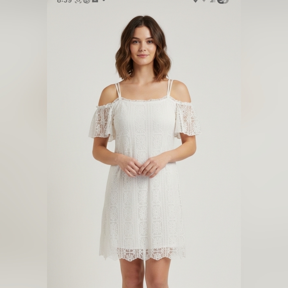 Love Fire cold shoulder medium mini dress